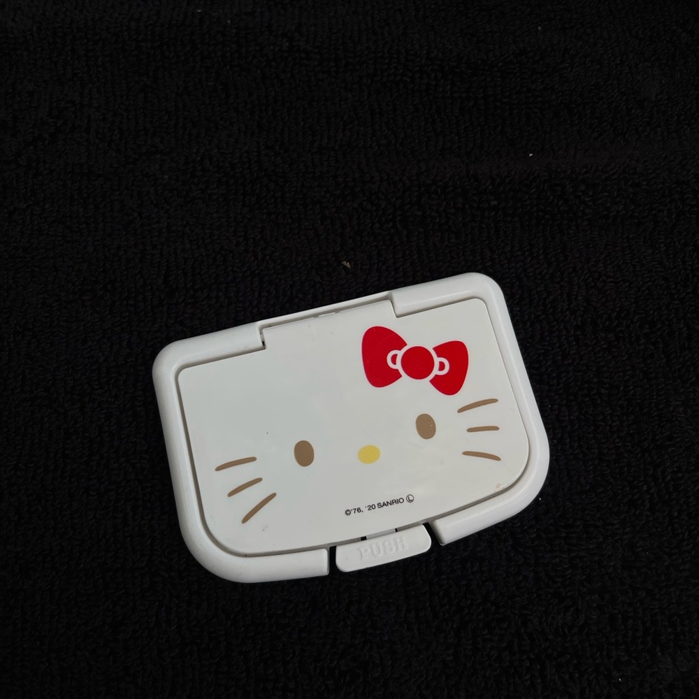 Hello Kitty White and Red Wipe Case